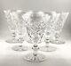 VINTAGE WATERFORD CRYSTAL ADARE (CUT) 5 1/4 CLARET WINE GLASS Set Of (6)