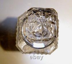 VINTAGE Waterford Crystal MASTER CUTTER Strawberry Cut Square Decanter 10