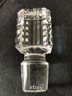 VINTAGE Waterford Crystal MASTER CUTTER Strawberry Cut Square Decanter 10 Rare