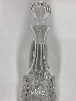 VTG. ABP Brilliant Cut Glass GLASS CRYSTAL Wine Decanter Liquor Bottle