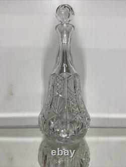 VTG. ABP Brilliant Cut Glass GLASS CRYSTAL Wine Decanter Liquor Bottle