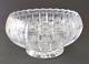 VTG Bohemian Cut Crystal Queens Lace Pedestal Bowl 5.5 Tall x 10 Diameter