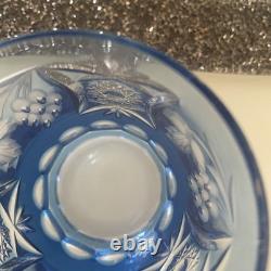 VTG German Nachtmann /Bohemian Cut to Clear Crystal Whiskey/Rocks Glasses EUC