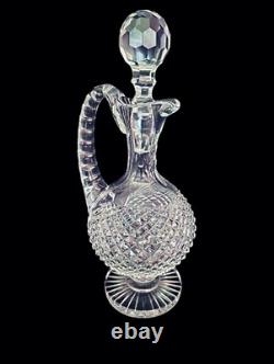 VTG Waterford ALANA PRESTIGE Claret Wine Decanter, Stopper And Rare Cut Glass MC