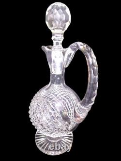 VTG Waterford ALANA PRESTIGE Claret Wine Decanter, Stopper And Rare Cut Glass MC
