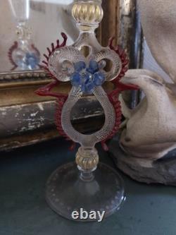 Venetian Cup Murano Glass Cut Crystal 33 Cm N°1