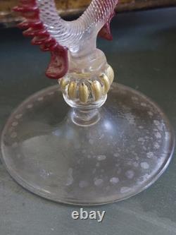 Venetian Cup Murano Glass Cut Crystal 33 Cm N°1