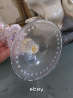 Venetian Goblet Murano Glass Cut Crystal 31.5 Cm N°5