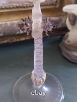 Venetian Goblet Murano Glass Cut Crystal 31 Cm N°4