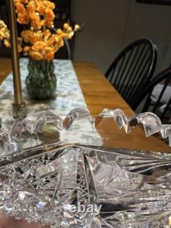 Very large American Brilliant Cut Crystal Serving Tray