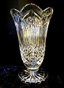 Vintage 10 Waterford Crystal Hand Cut Master Craft Series Vase