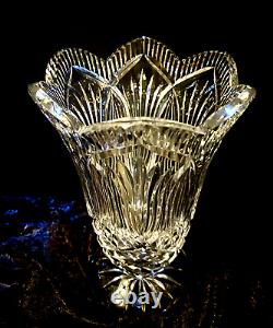 Vintage 10 Waterford Crystal Hand Cut Master Craft Series Vase