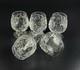 Vintage 5 Stunning Cut-Crystal Brandy Glasses Resemble Nachtmann Traube