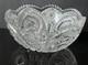 Vintage American Brilliant Cut Crystal Detailed Hobnail Buzz Hobstar Bowl 9.4