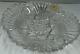 Vintage American Brilliant Cut Crystal Glass Clear Low Bowl Dish #770