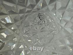 Vintage American Brilliant Cut Crystal Glass Clear Low Bowl Dish #770