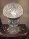 Vintage American Brilliant Cut Glass Dome Style Cut Crystal Lamp 18 H Beautiful