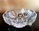 Vintage American Brilliant Period ABP Cut Glass Crystal Footed Bowl Dish 8 3/4