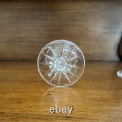 Vintage American Cut Crystal Company wine glass in the Eleanor pattern