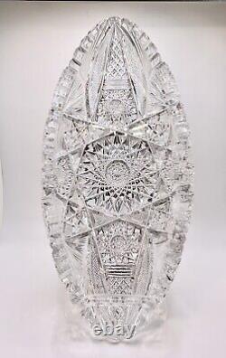 Vintage Antique American Brilliant Cut Crystal Bowl