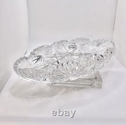 Vintage Antique American Brilliant Cut Crystal Bowl