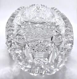 Vintage Antique American Brilliant Cut Crystal Bowl