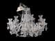 Vintage Art Nouveau Crystal Cut Glass Chandelier