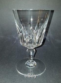 Vintage Baccarat Cut Crystal Biarritz Water Goblets Set of Four Glasses 50s-60s