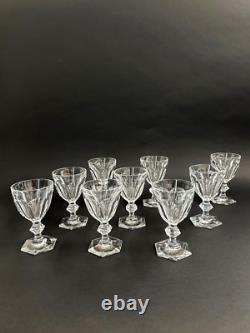 Vintage Baccarat Harcourt 1841 Cut Crystal XL Glass 9 available (Price Per Unit)