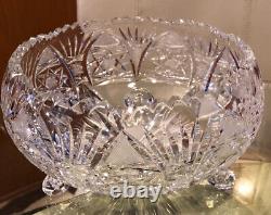 Vintage Brilliant Cut Crystal Bowl