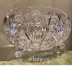 Vintage Brilliant Cut Crystal Bowl