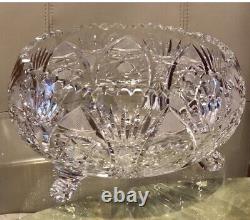 Vintage Brilliant Cut Crystal Bowl