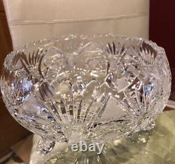 Vintage Brilliant Cut Crystal Bowl