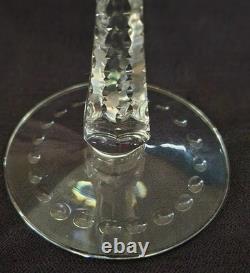 Vintage Crystal Hawkes American Brilliant Cut Wine Glasses #HAW4 Set of Six