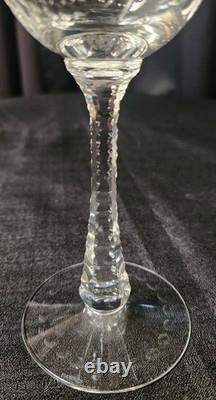 Vintage Crystal Hawkes American Brilliant Cut Wine Glasses #HAW4 Set of Six