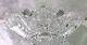 Vintage Cut Glass Heavy Lead Crystal Oval Bowl Sawtooth Edge 11.75 x 7.75