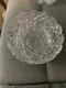 Vintage Early American Brilliant Cut Crystal/ Glass 7 ROUND BOWL- Heavy
