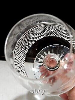 Vintage Edinburgh Crystal THISTLE Cut Brandy Snifter Glass Scotland