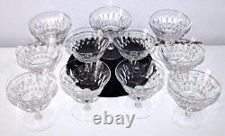 Vintage FOSTORIA Cut Crystal Sherbert Glass 1970's SET 11