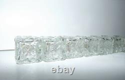 Vintage Faceted Brilliant Cut Glass ANTIQUE Crystal SALT & PEPPER Shakers 8
