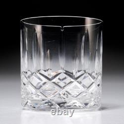 Vintage Galway Cut Crystal Longford Lowball Whiskey Rocks Glass Lot of 6