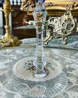 Vintage German Nachtmann Cut-to-Clear Crystal Wine Glasses
