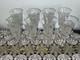 Vintage Hand Cut Crystal Champagne Flutes Set Of 8 Guaranteed Lead Crystal