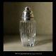 Vintage Italian COCKTAIL SHAKER 800 silver crystal cut glass Italy sterling