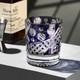 Vintage Kiriko Starry Sky Crystal Whiskey Glass Hand-Cut Old Fashioned Drinkware