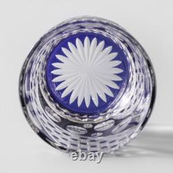 Vintage Kiriko Starry Sky Crystal Whiskey Glass Hand-Cut Old Fashioned Drinkware