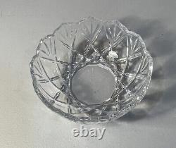 Vintage Large Elegant Lead Crystal Cut Glass Large Bowl