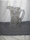 Vintage Lead Cut Glass American Brilliant Pitcher Ornate Crystal Many Patterns
