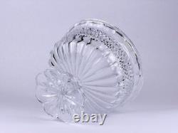 Vintage Mid-to-Late 20th Century Waterford Cut Glass Footed Centerpiece Bowl