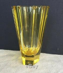 Vintage Moser Cut Crystal Vase